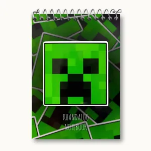 دفتر یادداشت بازی ماینکرافت (Minecraft)
