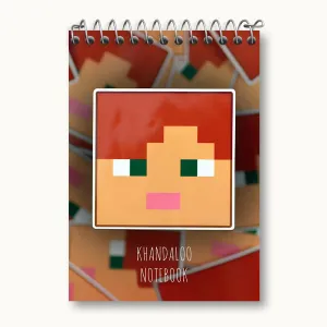 دفتر یادداشت بازی ماینکرافت (Minecraft)