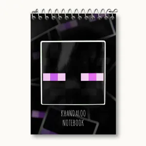 دفتر یادداشت بازی ماینکرافت (Minecraft)