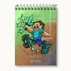 دفتر یادداشت بازی ماینکرافت (Minecraft)