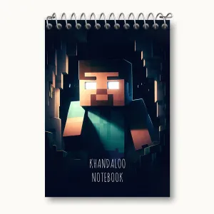 دفتر یادداشت بازی ماینکرافت (Minecraft)