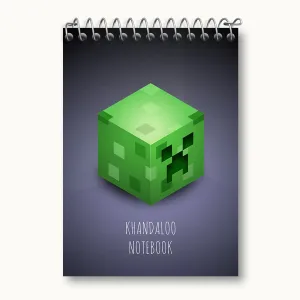 دفتر یادداشت بازی ماینکرافت (Minecraft)