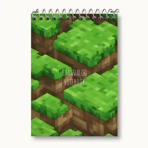دفتر یادداشت بازی ماینکرافت (Minecraft)