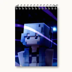 دفتر یادداشت بازی ماینکرافت (Minecraft)