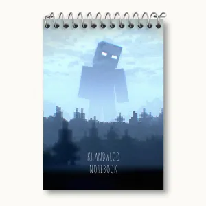 دفتر یادداشت بازی ماینکرافت (Minecraft)