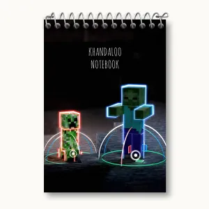 دفتر یادداشت بازی ماینکرافت (Minecraft)
