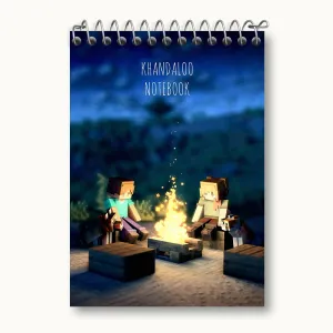دفتر یادداشت بازی ماینکرافت (Minecraft)