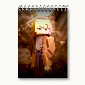 دفتر یادداشت بازی ماینکرافت (Minecraft)