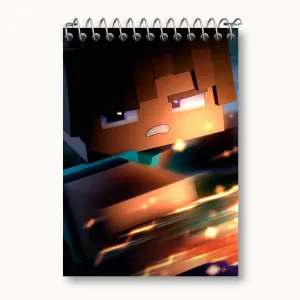 دفتر یادداشت بازی ماینکرافت (Minecraft)