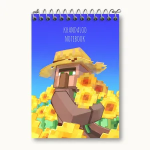 دفتر یادداشت بازی ماینکرافت (Minecraft)