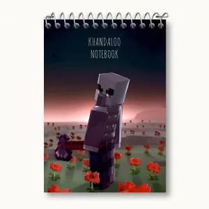 دفتر یادداشت بازی ماینکرافت (Minecraft)
