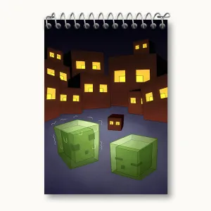 دفتر یادداشت بازی ماینکرافت (Minecraft)