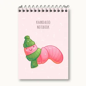 دفتر یادداشت کرم بامزه