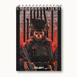 دفتر یادداشت گوست کال آف دیوتی (call Of Duty)
