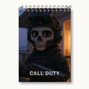 دفتر یادداشت گوست کال آف دیوتی (call Of Duty)