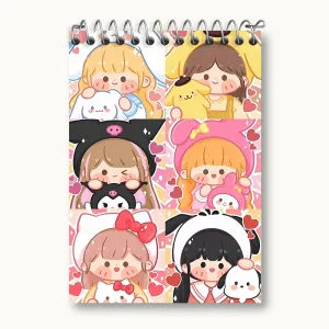 دفتر یادداشت دخترانه کرومی (Kuromi)