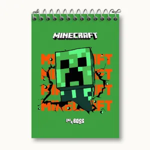 دفتر یادداشت بازی ماینکرافت (Minecraft)