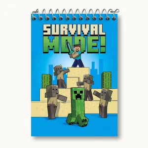 دفتر یادداشت بازی ماینکرافت (Minecraft)