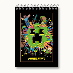 دفتر یادداشت بازی ماینکرافت (Minecraft)
