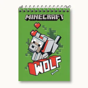 دفتر یادداشت بازی ماینکرافت (Minecraft)