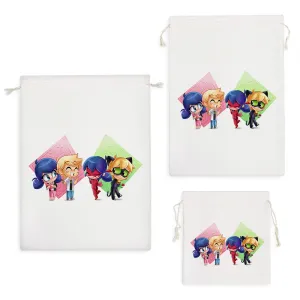 کیسه نظم دهنده دختر کفشدوزکی و پسر گربه ای