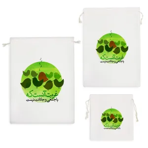 کیسه نظم دهنده غربت آنست که با جمعی و جانانت نیست