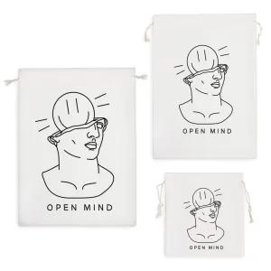 کیسه نظم دهنده عکس نوشته Open mind