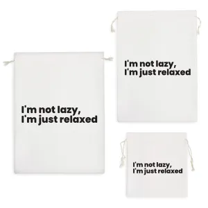 کیسه نظم دهنده I'm Not Lazy I'm Just Relaxed