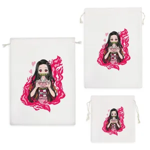 کیسه نظم دهنده نزوکو انیمه شیطان کش