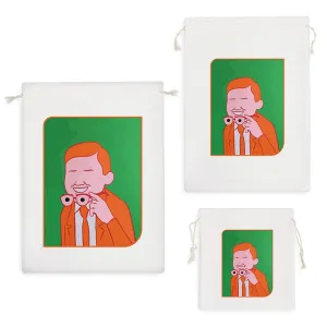 کیسه نظم دهنده مرد چشم عینکی