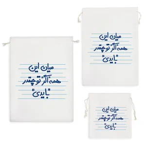 کیسه نظم دهنده میان این همه اگر تو چقدر بایدی