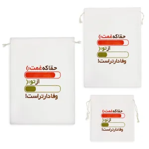 کیسه نظم دهنده حقا که غمت از تو وفادارتر است