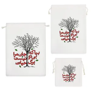 کیسه نظم دهنده بیا که جان مرا بی تو نیست برگ حیات