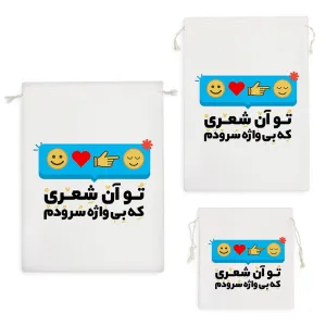 کیسه نظم دهنده تو آن شعری که بی واژه سرودم