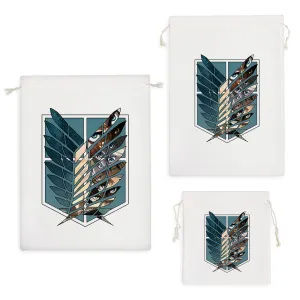 کیسه نظم دهنده انیمه اتک آن تایتان