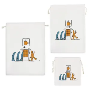 کیسه نظم دهنده قبل و بعد قهوه