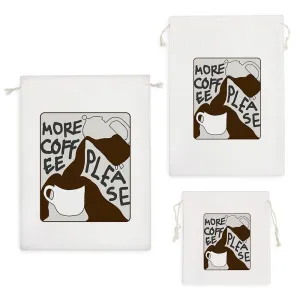 کیسه نظم دهنده قهوه ی بیشتر لطفا