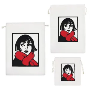 کیسه نظم دهنده دختر شال قرمزی