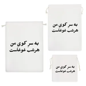 کیسه نظم دهنده به سر کوی من هر شب غوغاست