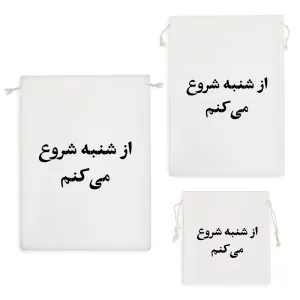 کیسه نظم دهنده از شنبه شروع میکنم