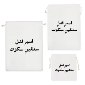 کیسه نظم دهنده اسیر قفل سنگین سکوت