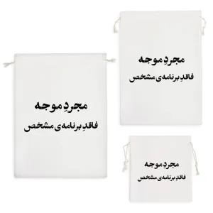 کیسه نظم دهنده مجرد موجه فاقد برنامه‌ی مشخص