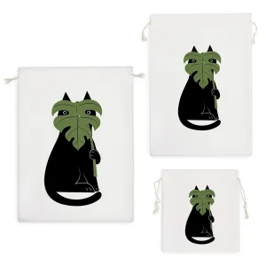 کیسه نظم دهنده گربه و برگ