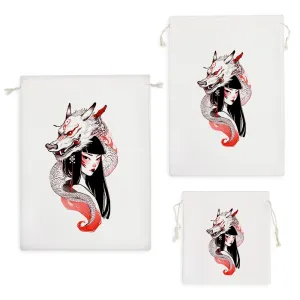 کیسه نظم دهنده دختر ژاپنی و اژدها