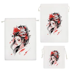 کیسه نظم دهنده دختر ژاپنی و اژدها