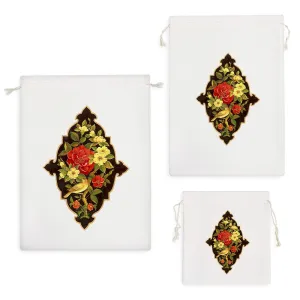 کیسه نظم دهنده نقاشی گل و مرغ