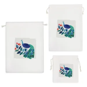 کیسه نظم دهنده طاووس و گل