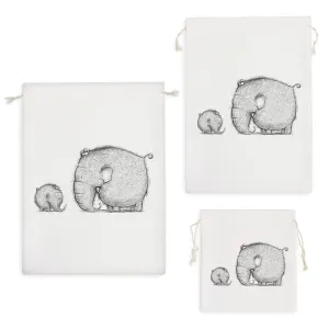 کیسه نظم دهنده فیل و بچه فیل