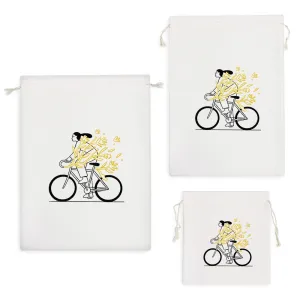 کیسه نظم دهنده دختر دوچرخه سوار