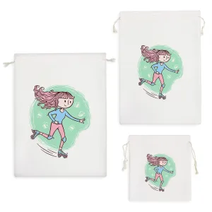 کیسه نظم دهنده دختر و اسکیت